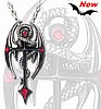 Draconkreuz Pendant, by Alchemy Gothic